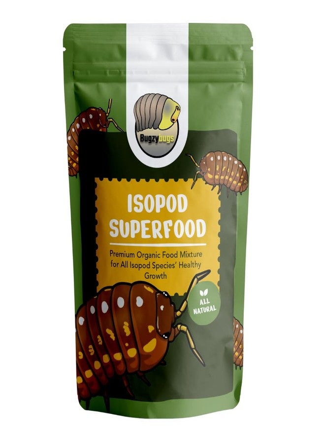 Bugzy Bugs Isopod Superfood Blend Premium Nutrient-Rich Diet with Natural Protein and Calcium - Image 1